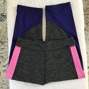 Adidas Capri 3/4 length Climalite Leggings Girls Size 10 / 12 (Medium) Big Kids